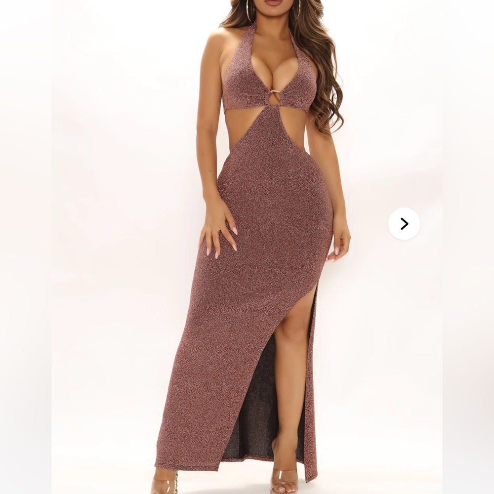 Glitter maxi dress